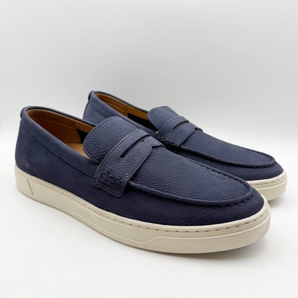 Vionic Mens Thompson Loafers US 11.5 M EU 44.5 Navy Blue Suede NIB main image 8